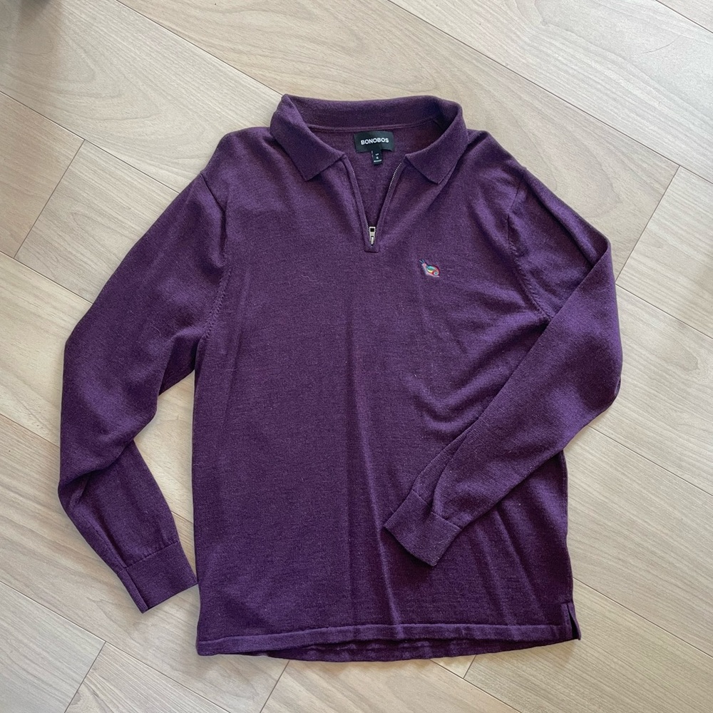 Bonobos Merino Wool Quarter Polo - Men’s XL